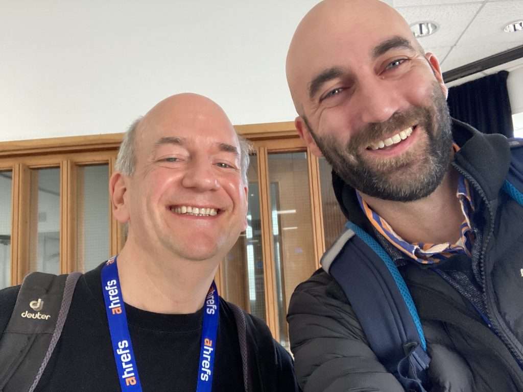 Luca Tagliaferro speaking BrightonSEO