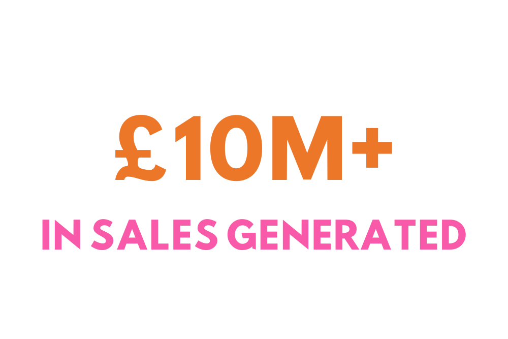 £10+Millions in sales generated